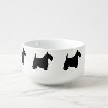 Schottische Terrier-Suppen-Tasse