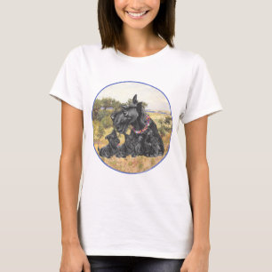 Schottische Terrier und Welpen T-Shirt