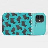 Schottische Terrierhunde des personalisierten Case-Mate iPhone Hülle (Rückseite (Horizontal))