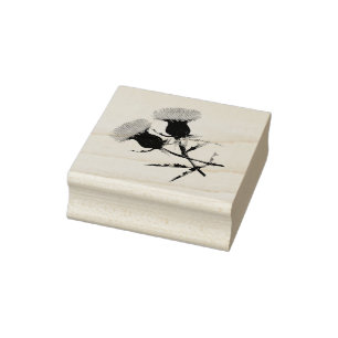 Schottische Thistle, Blume Schottlands Gummistempel