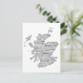Schottische Umgangskarte Postkarte (Stehend Vorderseite)