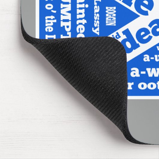 Schottische Umgangssprache und Phrasen Mousepad (Ecke)