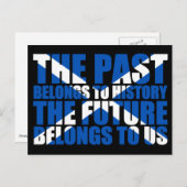 Schottische Unabhängigkeit: Die Zukunft gehört uns Postkarte (Vorne/Hinten)