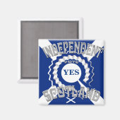 Schottische Unabhängigkeit Magnet (Vorderseite/Rückseite)