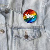 Schottische Unabhängigkeit - Regenbogen-ja Button (Beispiel)