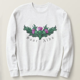 Schottische Unabhängigkeit Saor Distel-Kunst alba Sweatshirt
