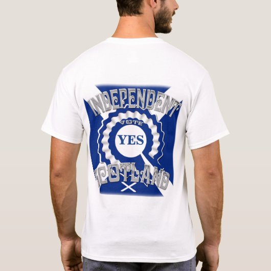Schottische Unabhängigkeit T-Shirt (Rückseite)
