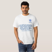 Schottische Unabhängigkeits-Erklärung von Arbroath T-Shirt (Vorne ganz)