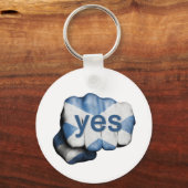 Schottische Unabhängigkeitsfaust Schlüsselanhänger (Vorderseite)