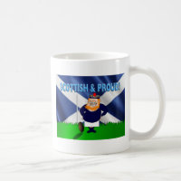 Schottische und stolze Rugby-Tasse