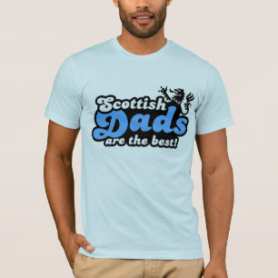Schottische Vater sind die besten T-Shirt