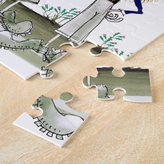 schottische Verteidiger Puzzle (Seite)