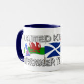 Schottische Volksabstimmung enger zusammengesteckt Tasse (Vorderseite Links)