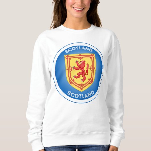 Schottische Wappen-Circle-Shape Sweatshirt (Vorderseite)