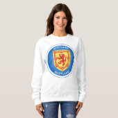 Schottische Wappen-Circle-Shape Sweatshirt (Vorne ganz)