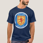 Schottische Wappen-Circle-Shape T-Shirt (Vorderseite)