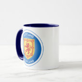 Schottische Wappen-Circle-Shape Tasse (Vorderseite Links)
