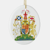 Schottische Wappen Keramikornament (Rechts)