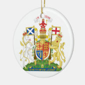 Schottische Wappen Keramikornament (Links)