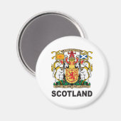 Schottische Wappen Magnet (Vorderseite/Rückseite)