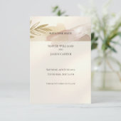 Schottische Wildblumen-Save-the-Date-Karte Save The Date (Stehend Vorderseite)