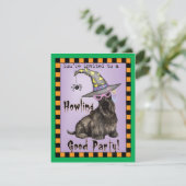 Schottische Witwe Einladung (Stehend Vorderseite)