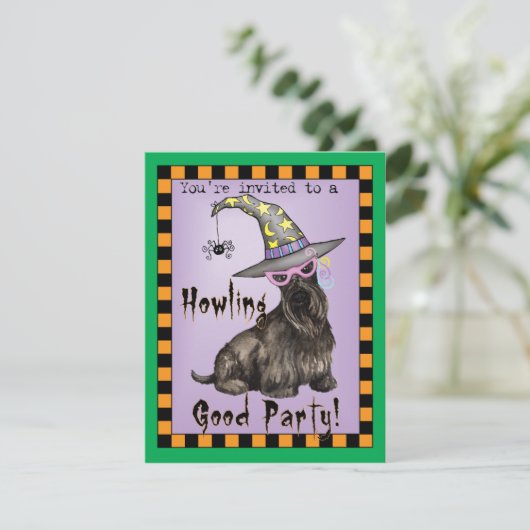 Schottische Witwe Einladung (Stehend Vorderseite)