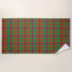 Schottischer Akzent Clan Skene Tartan Strandtuch