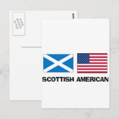 Schottischer Amerikaner Postkarte (Vorne/Hinten)