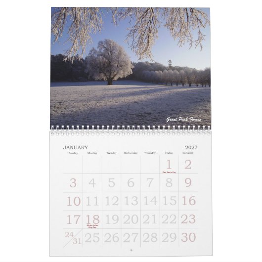 Schottischer Ansicht-Kalender 2012 Kalender (Jan 2027)