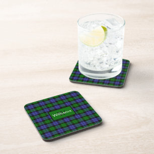 Schottischer Black Watch-Tartan Karo Getränkeuntersetzer