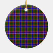 Schottischer Clan Adam Tartan und Wappen Keramik Ornament (Hinten)
