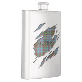 Schottischer Clan-AndersonTartan Flachmann (Rechts)