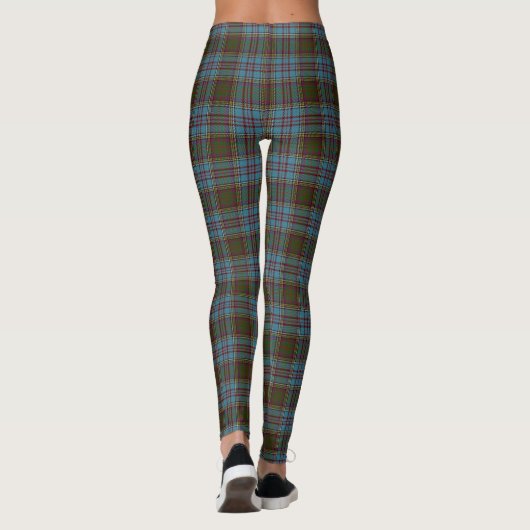 Schottischer Clan-AndersonTartan Leggings (Rückseite)
