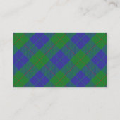 Schottischer Clan-Barclay-JagdTartan kariert Visitenkarte (Rückseite)