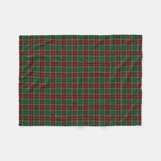 Schottischer Clan-Baxter-KlassikerTartan Fleecedecke (Vorderseite (Horizontal))