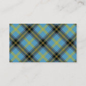 Schottischer Clan-BellTartan kariert Visitenkarte (Rückseite)