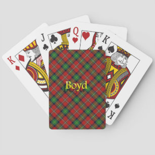 Schottischer Clan Boyd Spielkarten