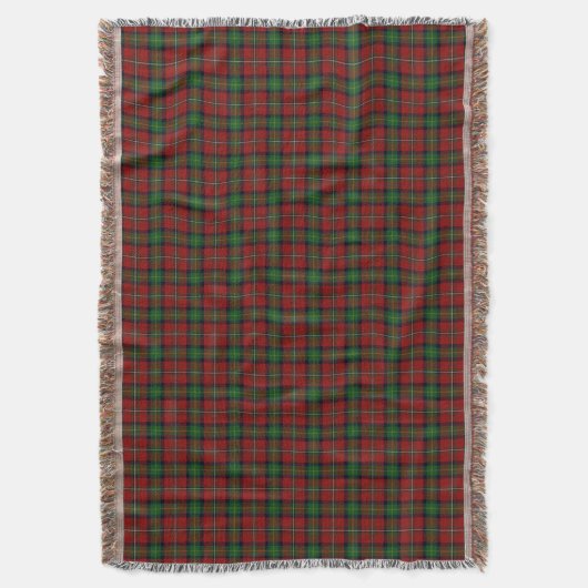 Schottischer Clan Boyd Tartan Decke (Vorderseite Vertikal)