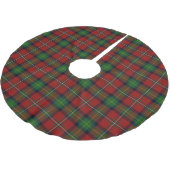Schottischer Clan Boyd Tartan Polyester Weihnachtsbaumdecke (Schrägansicht)