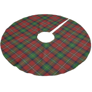 Schottischer Clan Boyd Tartan Polyester Weihnachtsbaumdecke