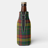 Schottischer Clan Buchanan Tartan Kariert Bottle C Flaschenkühler (Flasche Rückseite)