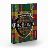 Schottischer Clan-BuchananTartan Fotoblock (Links)