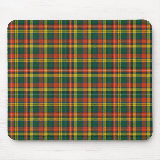 Schottischer Clan-Buchanantartan Mousepad (Vorne)