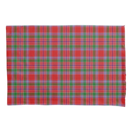Schottischer Clan Burrell Tartan Kissenbezug (Vorderseite)