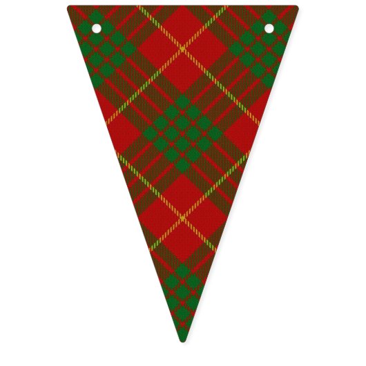 Schottischer Clan-CameronTartan Wimpelkette (Erste Fahne)