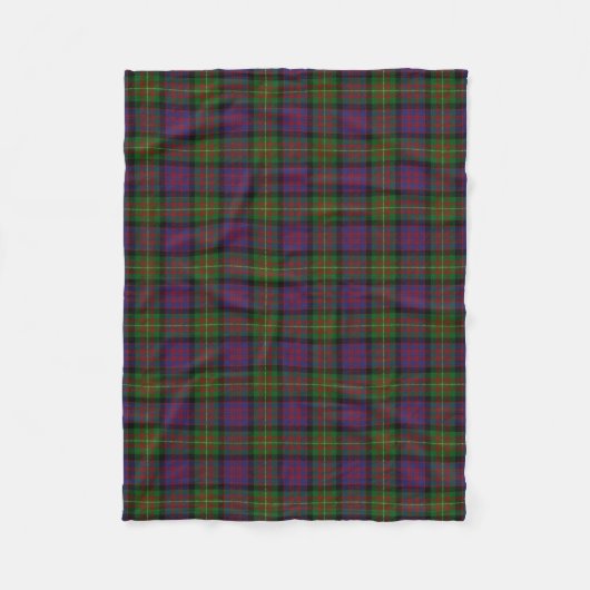 Schottischer Clan-Carnegie-KlassikerTartan Fleecedecke (Vorderseite)