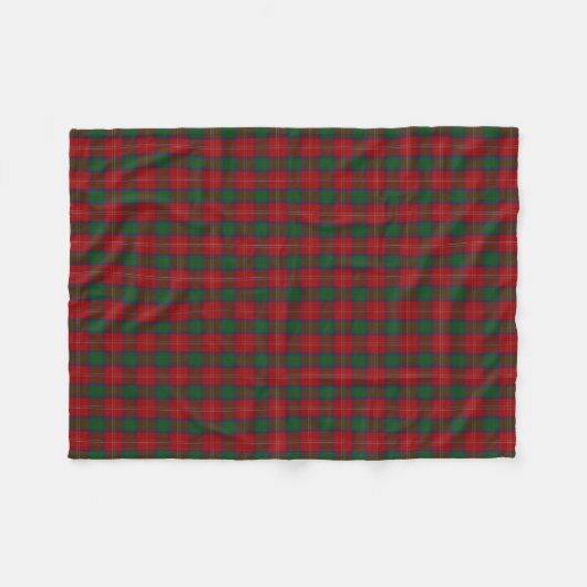 Schottischer Clan Chisholm KlassikerTartan Fleecedecke (Vorderseite (Horizontal))