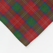 Schottischer Clan Chisholm KlassikerTartan Fleecedecke (Ecke)