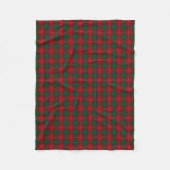 Schottischer Clan Chisholm KlassikerTartan Fleecedecke (Vorderseite)